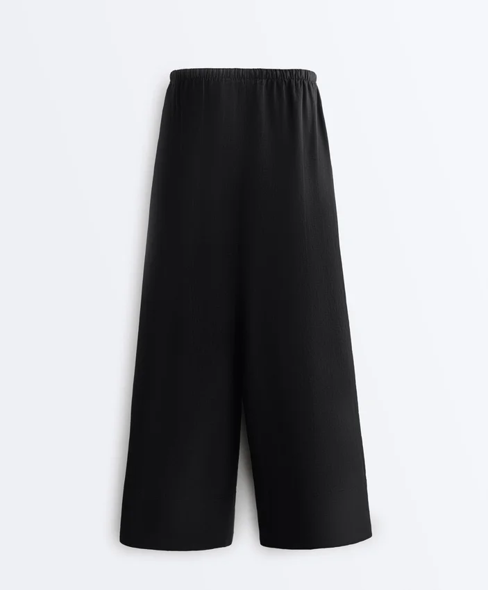 100% Linen Straight-Leg Trousers 100% Linen Straight-Leg Trousers