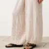 100% Linen Striped Bloomer Trousers 100% Linen Striped Bloomer Trousers