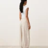 100% Linen Striped Bloomer Trousers 100% Linen Striped Bloomer Trousers