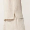 100% Linen Striped Square Top 100% Linen Striped Square Top