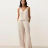 100% Linen V-Neck Strap Top 100% Linen V-Neck Strap Top