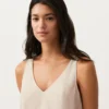 100% Linen V-Neck Strap Top 100% Linen V-Neck Strap Top