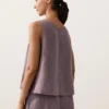 100% Linen V-Neck Strap Top 100% Linen V-Neck Strap Top