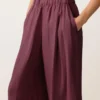 100% Linen Wide-Leg Trousers 100% Linen Wide-Leg Trousers