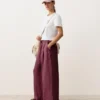 100% Linen Wide-Leg Trousers 100% Linen Wide-Leg Trousers