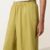 100% Linen Wide-Leg Trousers with Side Pleat 100% Linen Wide-Leg Trousers with Side Pleat