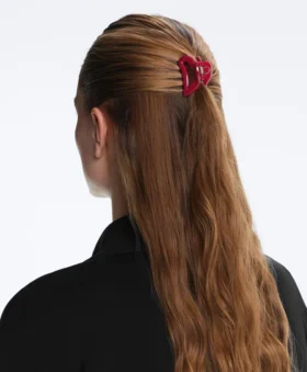 2 Heart Hair Clips