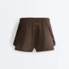2-In-1 Mid Rise Light Touch Shorts