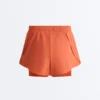 2-In-1 Mid Rise Light Touch Shorts