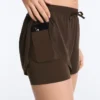 2-In-1 Mid Rise Light Touch Shorts