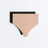 2 Invisible Polyamide Blend Medium-Support High-Rise Thongs 2 Invisible Polyamide Blend Medium-Support High-Rise Thongs