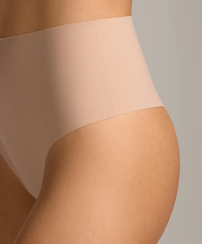 2 Invisible Polyamide Blend Medium-Support High-Rise Thongs 2 Invisible Polyamide Blend Medium-Support High-Rise Thongs