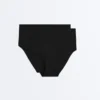 2 Invisible Polyamide Blend Mid-Rise Classic Briefs 2 Invisible Polyamide Blend Mid-Rise Classic Briefs