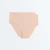 2 Invisible Polyamide Blend Mid-Rise Classic Briefs
