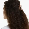 2 Mini Faux-Tortoiseshell Hair Clips 2 Mini Faux-Tortoiseshell Hair Clips