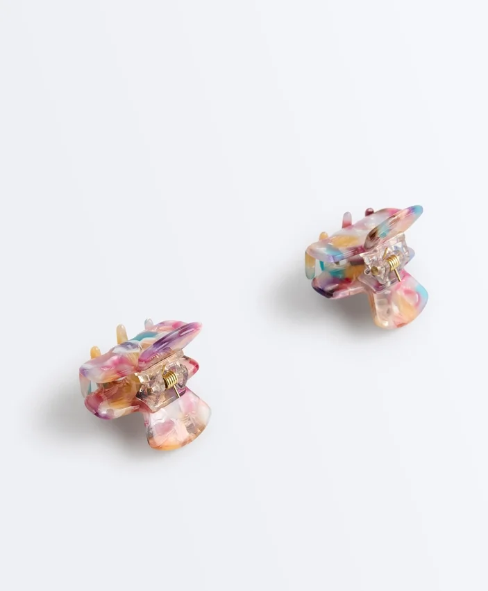 2 Mini Hair Clips 2 Mini Hair Clips