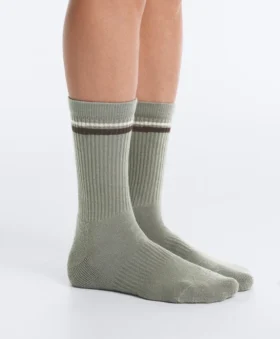 2 Pairs of Classic Cotton Blend Yoga and Pilates Socks