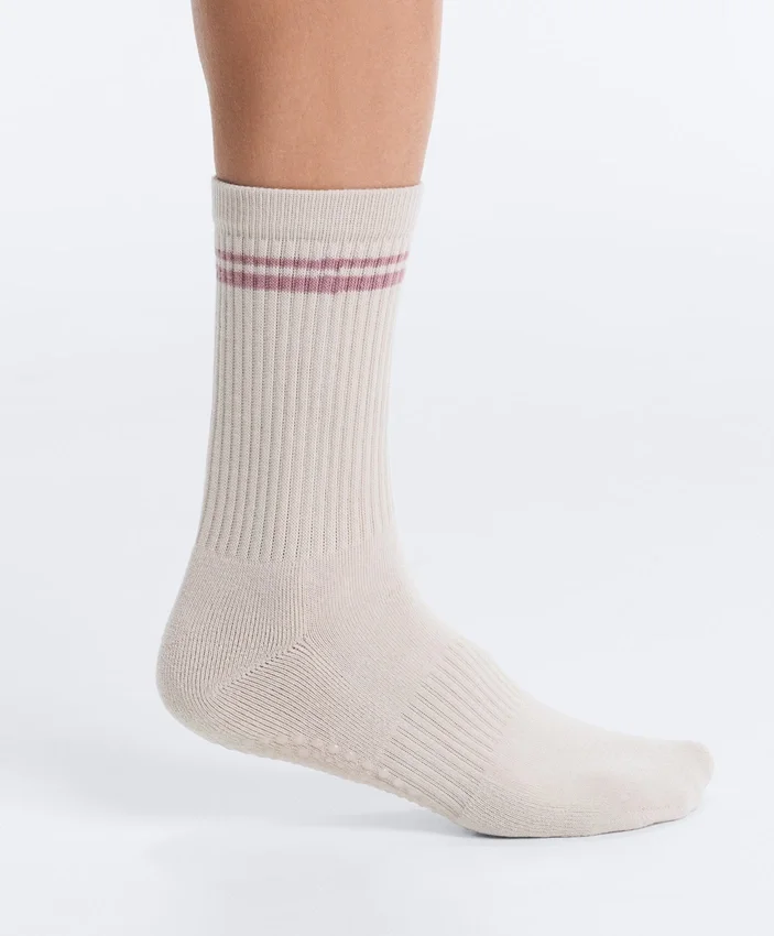 2 Pairs of Classic Cotton Blend Yoga and Pilates Socks 2 Pairs of Classic Cotton Blend Yoga and Pilates Socks