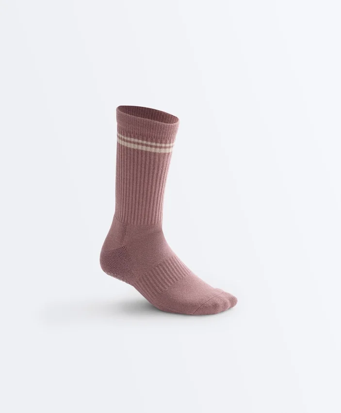 2 Pairs of Classic Cotton Blend Yoga and Pilates Socks 2 Pairs of Classic Cotton Blend Yoga and Pilates Socks