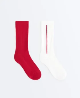 2 Pairs of Classic Polyamide Blend Sports Socks
