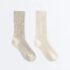 2 Pairs of Classic Rib Socks 2 Pairs of Classic Rib Socks