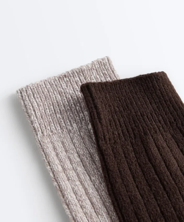 2 Pairs of Classic Ribbed Socks 2 Pairs of Classic Ribbed Socks