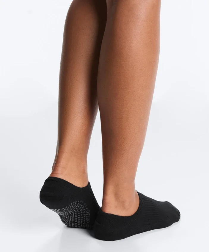 2 Pairs of Cotton Blend Yoga and Pilates Socks 2 Pairs of Cotton Blend Yoga and Pilates Socks