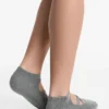 2 Pairs of Cotton Blend Yoga and Pilates Socks with Crossover Straps 2 Pairs of Cotton Blend Yoga and Pilates Socks with Crossover Straps