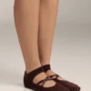 2 Pairs of Cotton Blend Yoga and Pilates Socks with Crossover Straps 2 Pairs of Cotton Blend Yoga and Pilates Socks with Crossover Straps