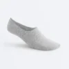 2 Pairs of High-Cut Ribbed Cotton Blend Invisible Socks 2 Pairs of High-Cut Ribbed Cotton Blend Invisible Socks