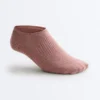 2 Pairs of Invisible Cotton Blend Yoga and Pilates Socks 2 Pairs of Invisible Cotton Blend Yoga and Pilates Socks