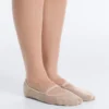 2 Pairs of Invisible Cotton Blend Yoga and Pilates Socks with Crossover Strap 2 Pairs of Invisible Cotton Blend Yoga and Pilates Socks with Crossover Strap