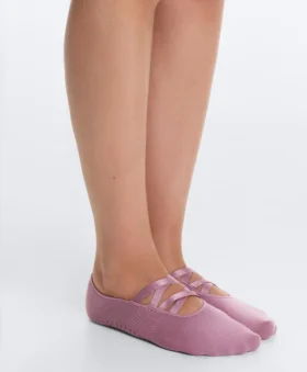 2 Pairs of Invisible Polyamide Blend Yoga and Pilates Socks with Double Straps 2 Pairs of Invisible Polyamide Blend Yoga and Pilates Socks with Double Straps