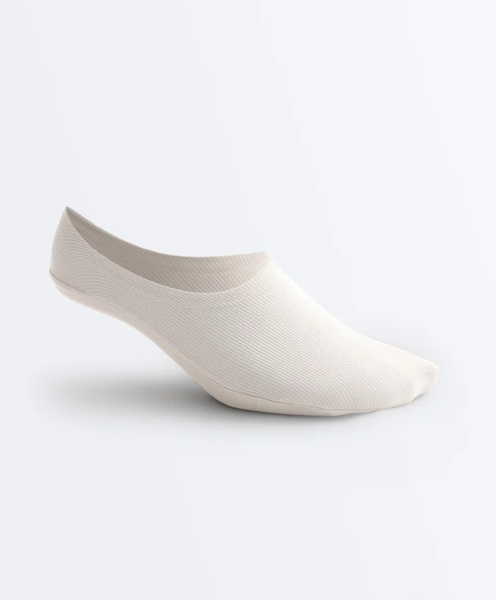 2 Pairs of Invisible Ribbed Microfibre High-Cut Socks 2 Pairs of Invisible Ribbed Microfibre High-Cut Socks