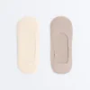 2 Pairs of Medium-Cut Cotton Blend Invisible Socks 2 Pairs of Medium-Cut Cotton Blend Invisible Socks