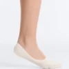 2 Pairs of Medium Cut Ribbed Cotton Blend Invisible Socks 2 Pairs of Medium Cut Ribbed Cotton Blend Invisible Socks
