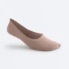 2 Pairs of Medium Cut Ribbed Cotton Blend Invisible Socks 2 Pairs of Medium Cut Ribbed Cotton Blend Invisible Socks