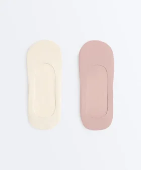 2 Pairs of Microfibre Medium Cut Invisible Socks 2 Pairs of Microfibre Medium Cut Invisible Socks