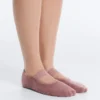 2 Pairs of Padded Cotton Blend Invisible Yoga and Pilates Socks with Wide Strap 2 Pairs of Padded Cotton Blend Invisible Yoga and Pilates Socks with Wide Strap