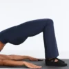 2 Pairs of Padded Cotton Blend Yoga and Pilates Socks with Crossover Straps 2 Pairs of Padded Cotton Blend Yoga and Pilates Socks with Crossover Straps