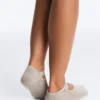 2 Pairs of Padded Cotton Blend Yoga and Pilates Socks with Crossover Straps 2 Pairs of Padded Cotton Blend Yoga and Pilates Socks with Crossover Straps
