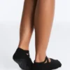 2 Pairs of Padded Cotton Blend Yoga and Pilates Socks with Crossover Straps 2 Pairs of Padded Cotton Blend Yoga and Pilates Socks with Crossover Straps