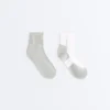 2 Pairs of Polyamide Blend Quarter Running Socks 2 Pairs of Polyamide Blend Quarter Running Socks