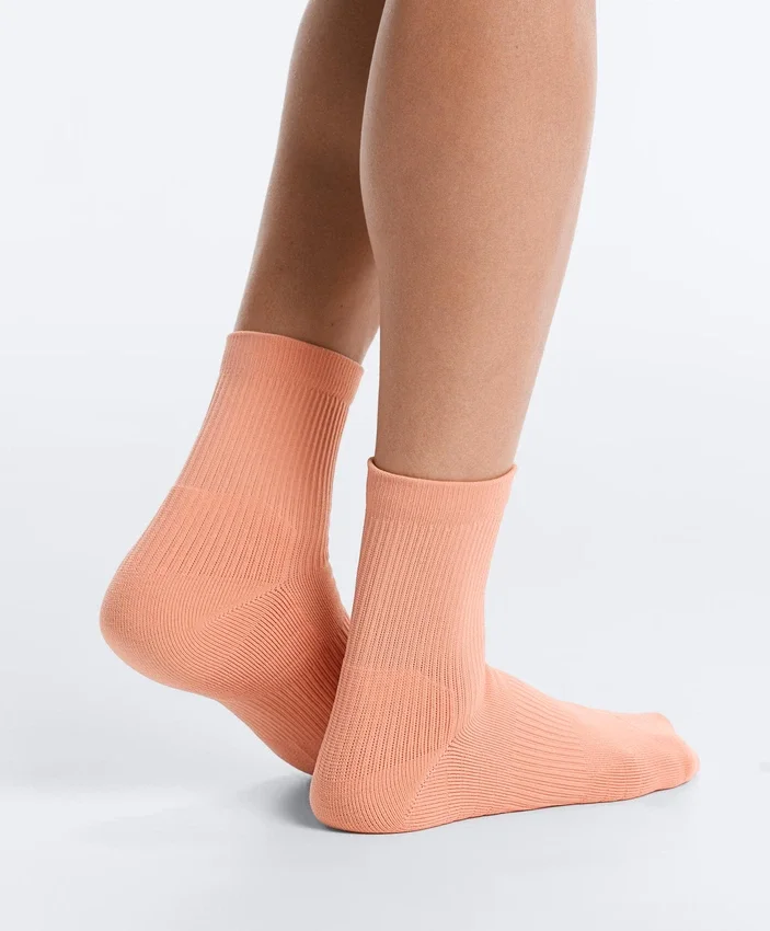 2 Pairs of Polyamide Blend Quarter Running Socks 2 Pairs of Polyamide Blend Quarter Running Socks