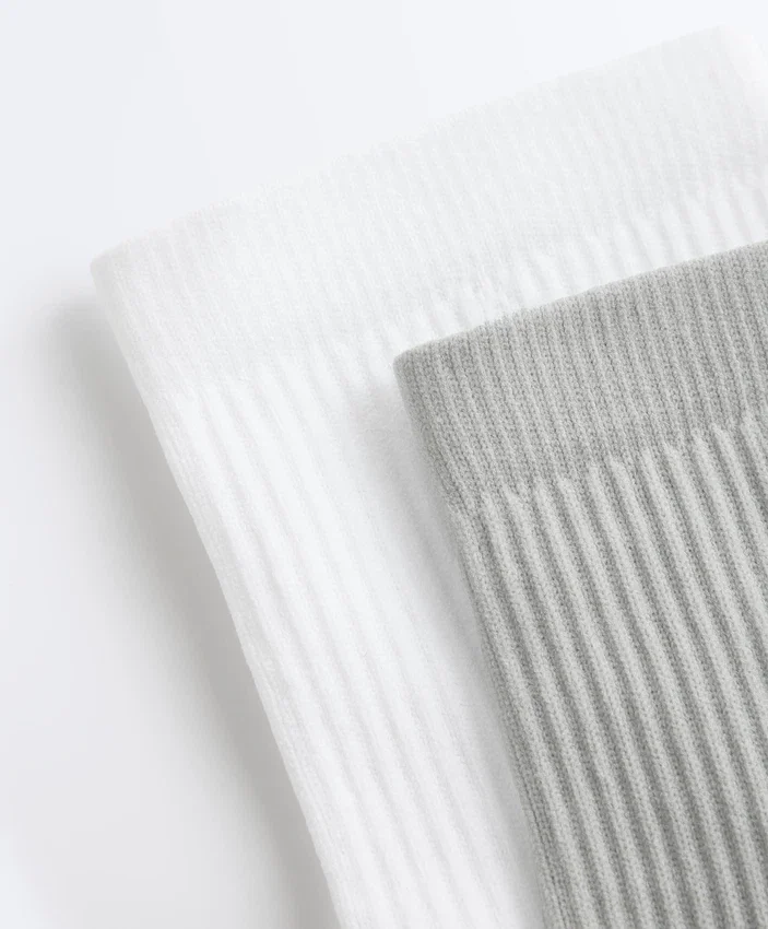 2 Pairs of Polyamide Blend Quarter Running Socks 2 Pairs of Polyamide Blend Quarter Running Socks