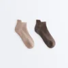 2 Pairs of Polyamide Blend Yoga and Pilates Sneaker Socks 2 Pairs of Polyamide Blend Yoga and Pilates Sneaker Socks