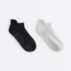 2 Pairs of Polyamide Blend Yoga and Pilates Sneaker Socks 2 Pairs of Polyamide Blend Yoga and Pilates Sneaker Socks