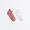 2 Pairs of Polyamide Blend Yoga and Pilates Sneaker Socks 2 Pairs of Polyamide Blend Yoga and Pilates Sneaker Socks
