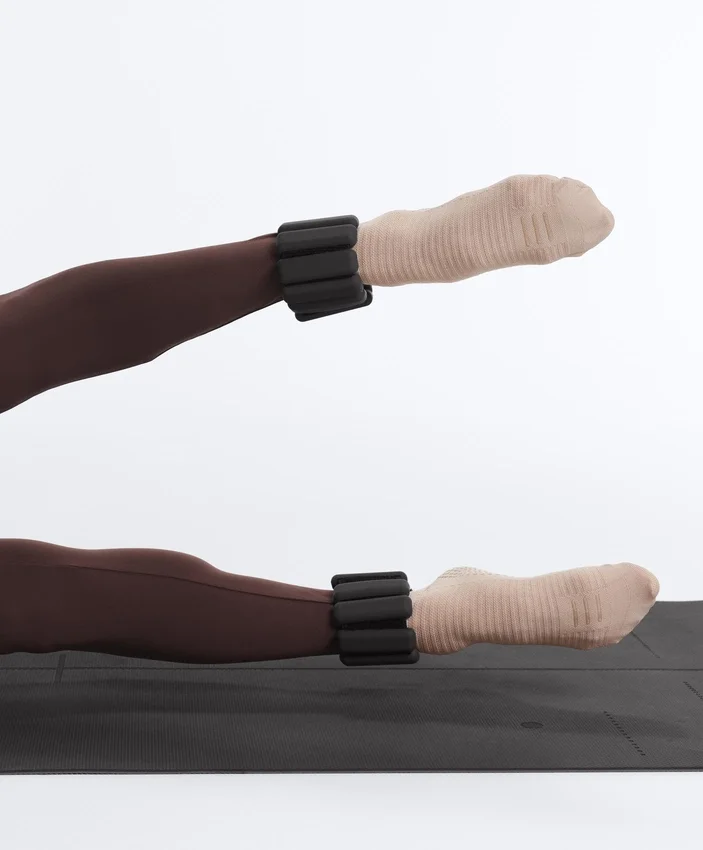 2 Pairs of Polyamide Blend Yoga and Pilates Sneaker Socks 2 Pairs of Polyamide Blend Yoga and Pilates Sneaker Socks