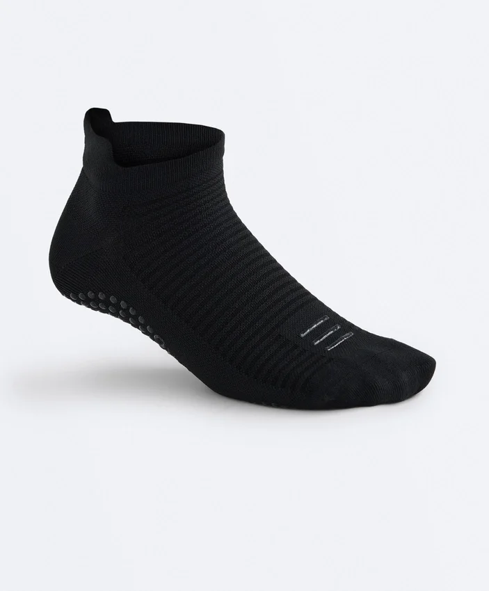 2 Pairs of Polyamide Blend Yoga and Pilates Sneaker Socks 2 Pairs of Polyamide Blend Yoga and Pilates Sneaker Socks